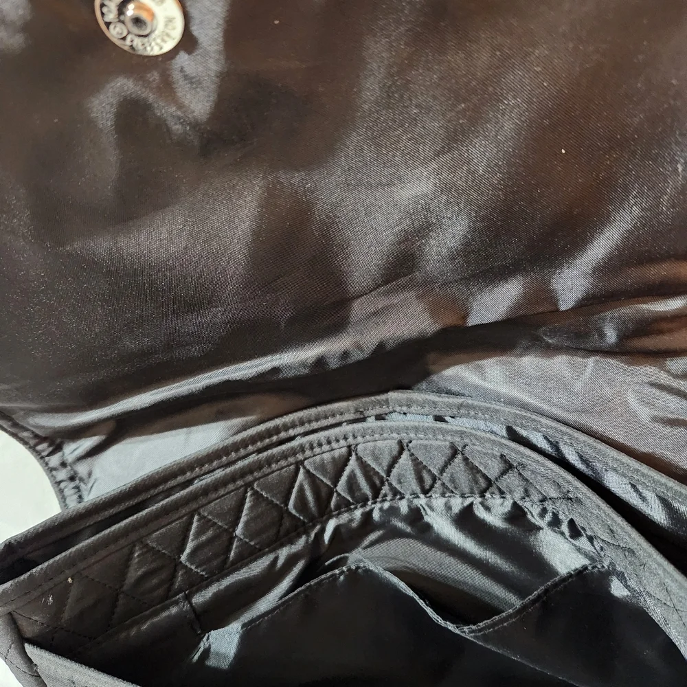 NWOT Black 3-in-1 Messenger Bag up to 13" Wide x 10" Length Tablets with Straps - Picture 5 of 7